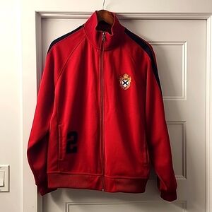 Polo RL zip up shirt L